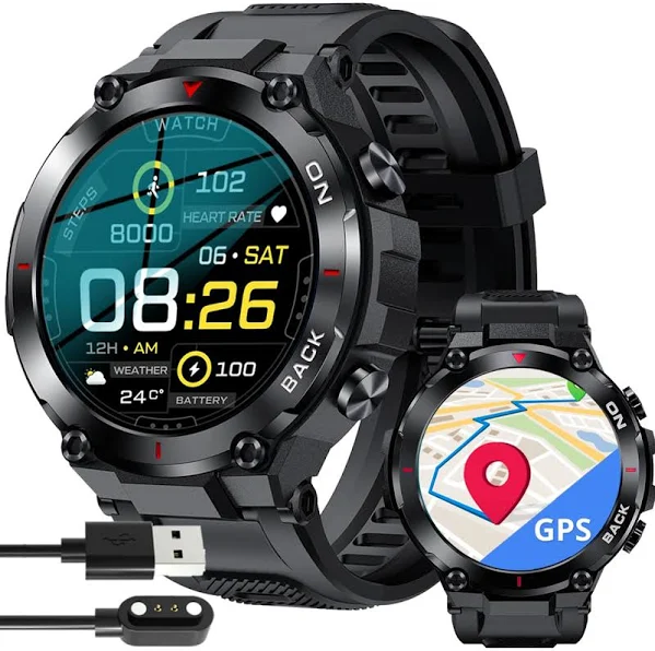 Smartwatch Zegarek Sportowy Męski gps do Biegania