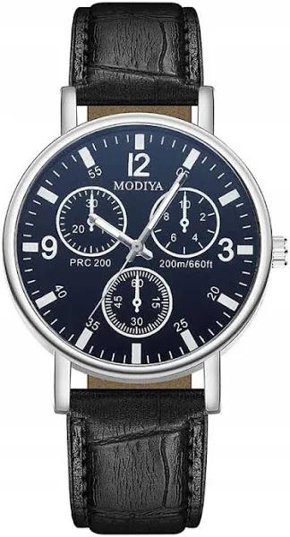 Sxcdd Retro Fashion Casual zegarek z czarnym paskiem