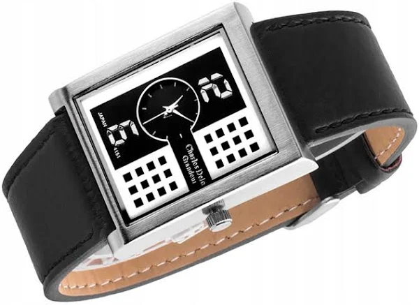 Męski Zegarek Na Skórzanym Pasku Charles Delon