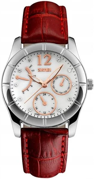 Zegarek damski Skmei pasek skóra 6 wzorów