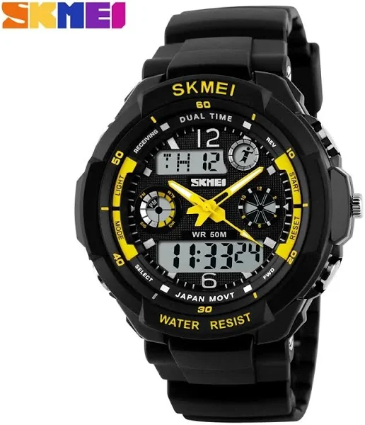 Nordic Sportowy kwarcowy cyfrowy wielofunkcyjny zegarek wojskowy dla dorosłych