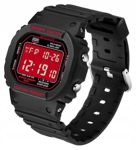 SANDA Style cyfrowy zegarek