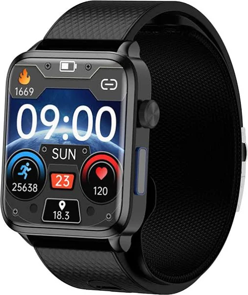 INF Smartwatch z monitorem poziomu tlenu we krwi i ciśnienia krwi