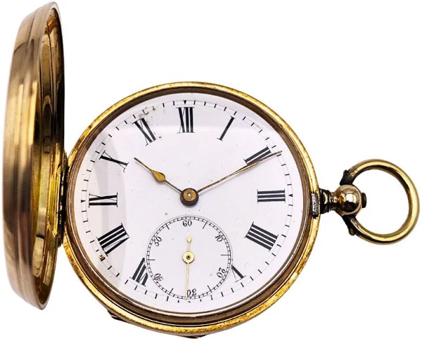 Używany Zegarek Kieszonkowy REMONTOIR złoty