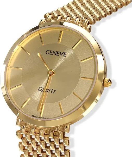 Stylowy zegarek złoty unisex