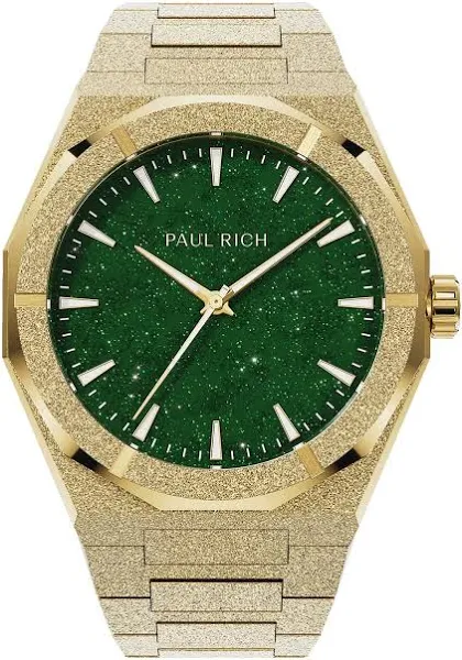 Zegarek męski Paul Rich Frosted Star Dust II Gold Green 766236337081