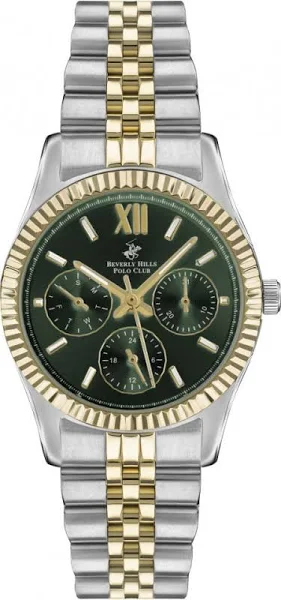 Beverly Hills Polo Club Zegarek damski BEVERLY HILLS BP3169C.270 zielony fashion