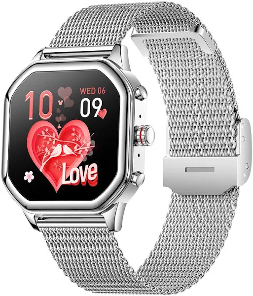 Zegarek Hagen HC84.111.1411 / Smartwatch HC84 Srebrny bransoleta