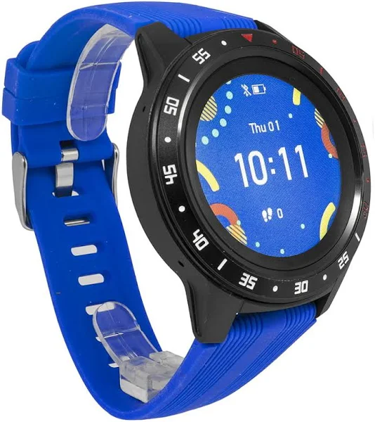 Hagen Smartwatch Ha02-Czarno-Niebieski