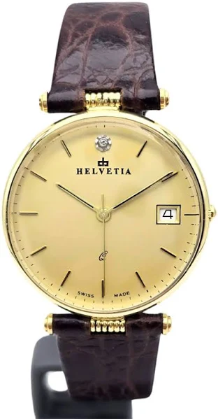 Złoty zegarek HELVETIA zachowany w 100% w oryginale