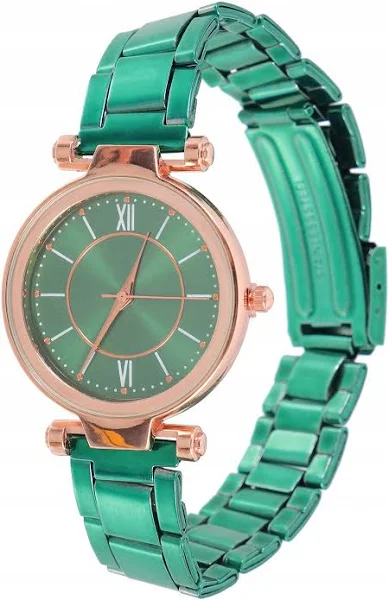 Damski zegarek kwarcowy ze stalowym paskiem