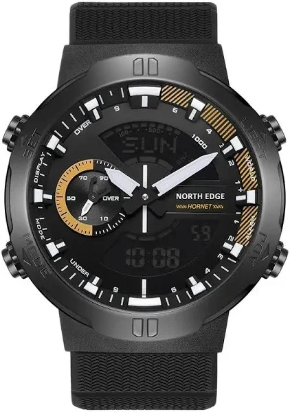 NORTH EDGE HORNET męski zegarek cyfrowy bieganie jazda na rowerze zegarki sportowe wodoodporny 50M