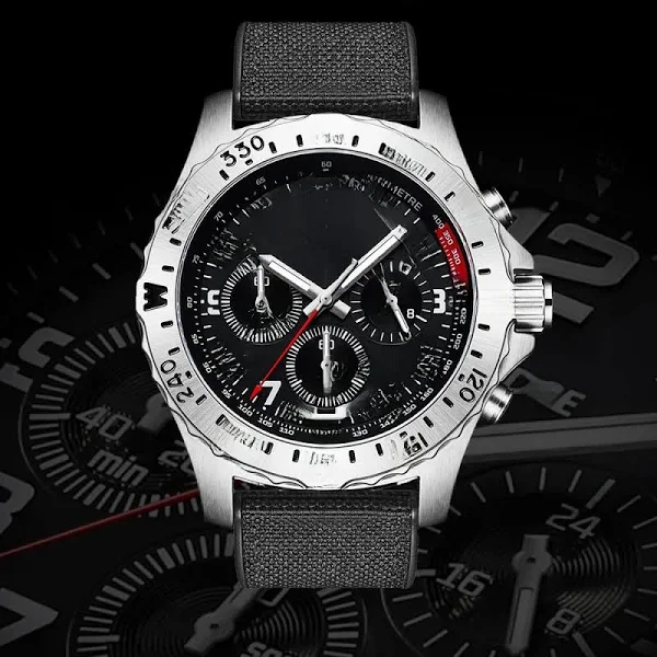 NORTH EDGE MACH2 zegarki słoneczne dla mężczyzn Luminous chronografia wodoodporne 50M zegarki