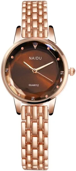 Elegancki damski zegarek na bransolecie z kolorową tarczą