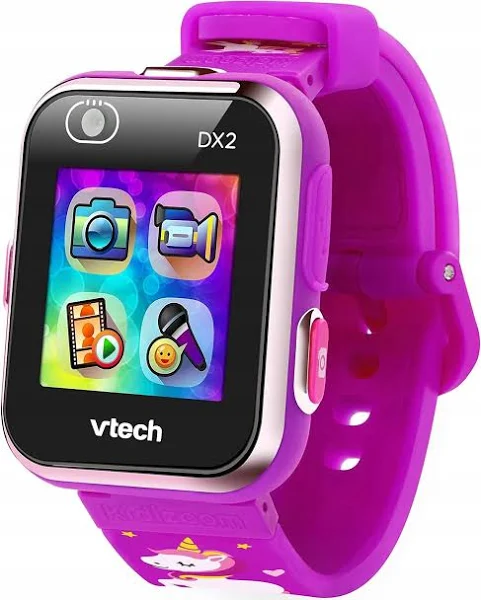 VTech - Kidizoom Smartwatch Connect DX2 - Malinowy Jednorożec - Smartwatch dla dzieci - Wersja PL