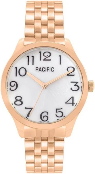 Różowozłoty damski zegarek biżuteryjny Pacific X6155-03