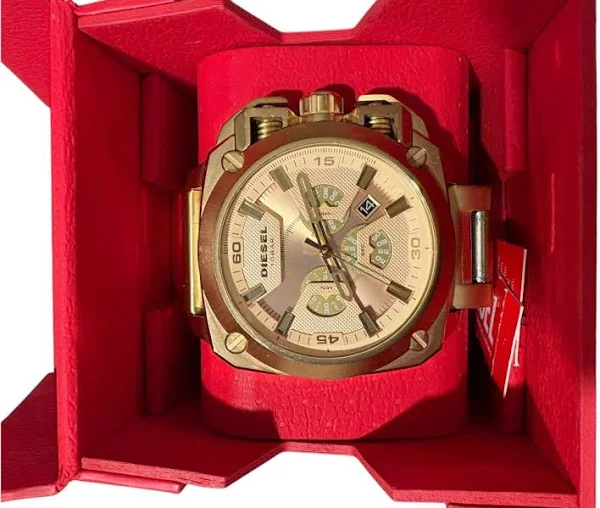 Diesel, Zegarek ze Stali Nierdzewnej, Złoty