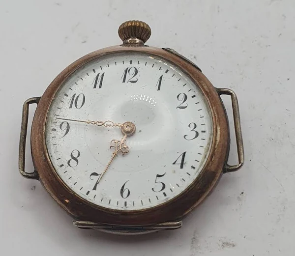 Zegarek na rękę Zegarek kieszonkowy Srebrny 800 Antyk 32mm Emaliowana