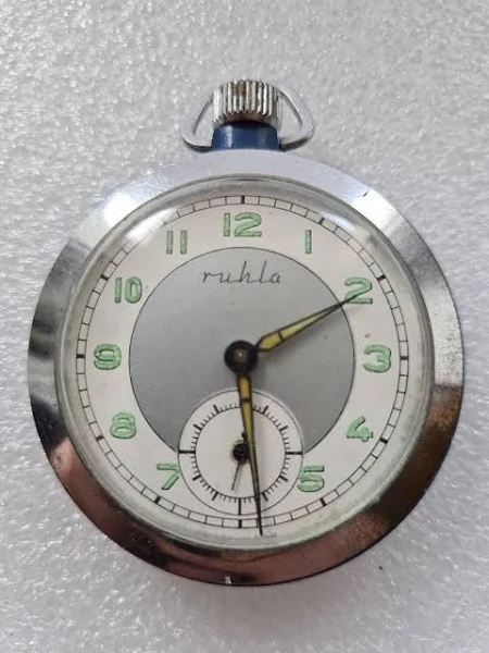 Mechaniczny Zegarek Kieszonkowy Ruhla Pocket Watch 5-9