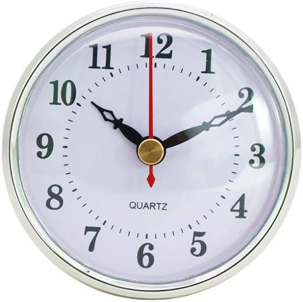 INF Mini zegar kwarcowy 80 mm Cyfry arabskie