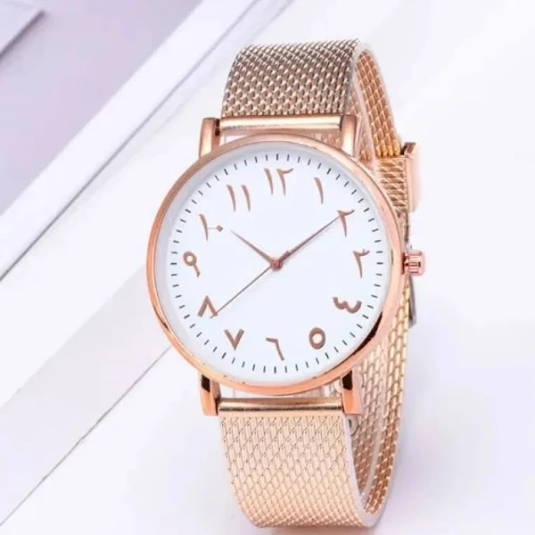 zegarki damskie Fashion Design cyfry arabskie zegarki damskie zegarki srebrny pasek z siatki