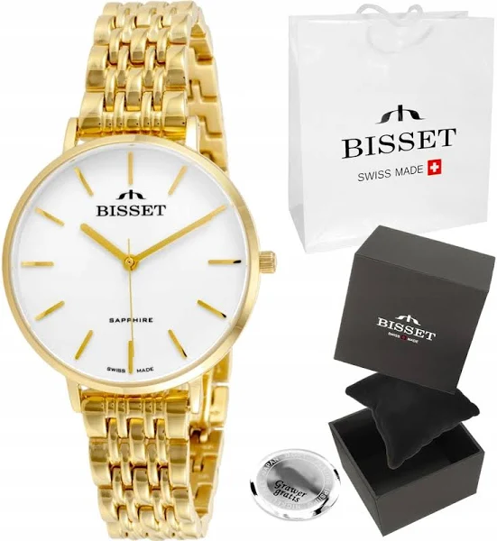 Zegarek damski Bisset BSBF32GIWX03BX