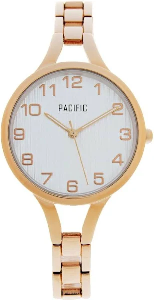 Pacific Różowozłoty damski zegarek biżuteryjny Pacific X6157-02