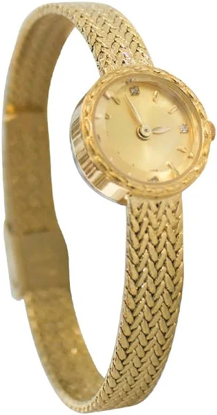 2024 nowy pozłacany 24-karatowym złotem zegarek damski Japonia wykwintny zegarek retro mała tarcza