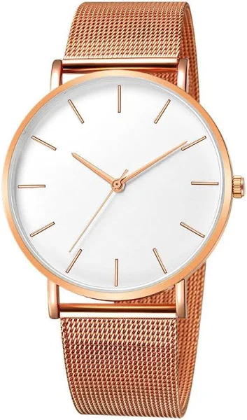 Zegarek damski męski klasyczny srebrny czarny