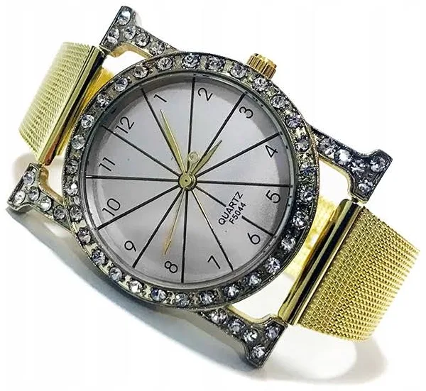 Zegarek damski Geneva mesh bransoleta yf12