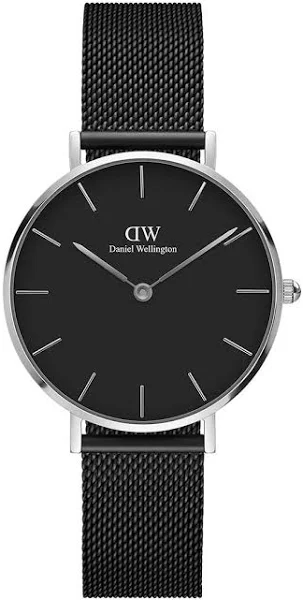 Daniel Wellington zegarek Petite 32 Ashfield damski kolor srebrny