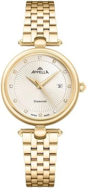 Zegarek damski Appella Classic Diamonds l50002.1143dq