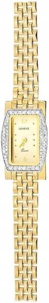 Złoty Zegarek Z Brylantami 0,45 Ct 585 Geneve