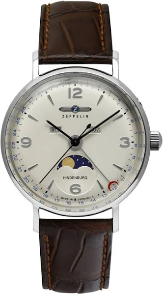 Zegarek Zeppelin Hindenburg Moonphase Lady 8077-5