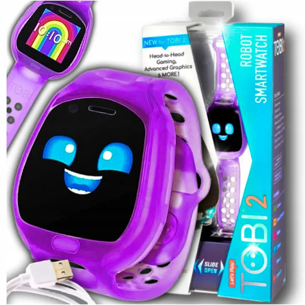 TOBI 2 smartwatch zegarek interaktywny zabawka elektroniczny fioletowy TOBI