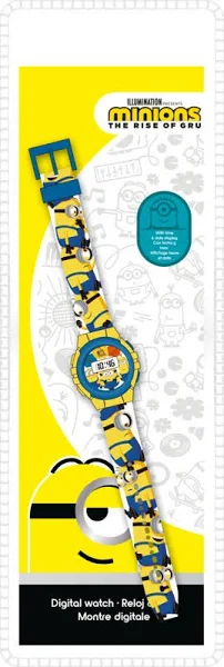 Euroswan Zegarek cyfrowy KE02 Minionki Kids