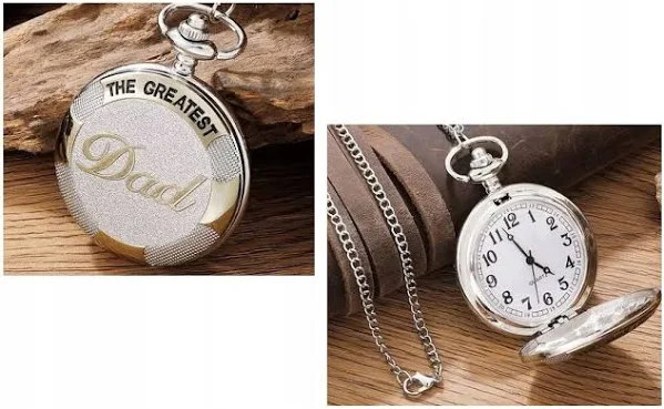 Zegarek Męski Dla Taty Dzień Taty Z Łańcuszkiem Dad 862