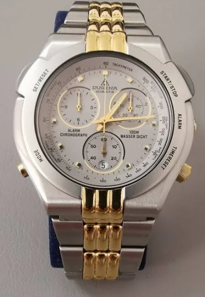 Dugena Zegarek kwarcowy Chronograf 844133 42 Męski Zegarek na rękę