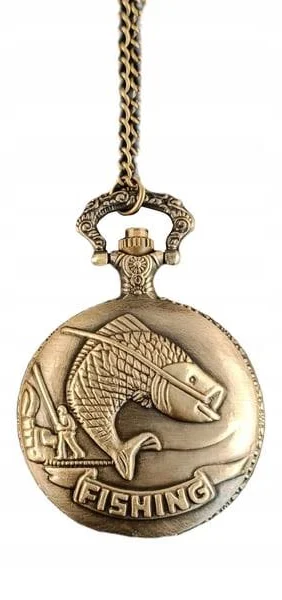 Kieszonkowy zegarek wędkarski Fishing