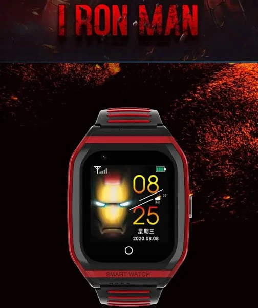 Zegarek Iron Man Smart Call z ekranem dotykowym 4G