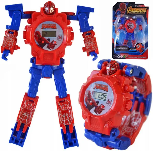 zegarek Iron Man zegarki Robot Watch avengers 2w1