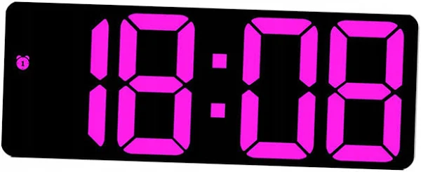 cyfrowy zegar na Biurko Budzik Led