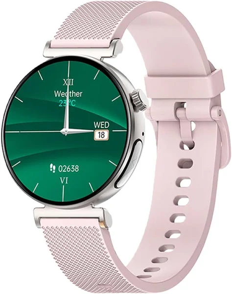 Knauermann PRO 3 Mini srebrny zegarek zdrowotny z funkcją telefonii