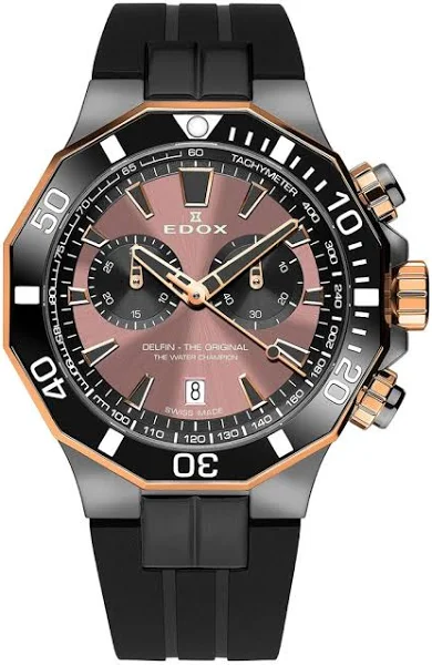 edox 10112-357GRNCA-BRNR delfin