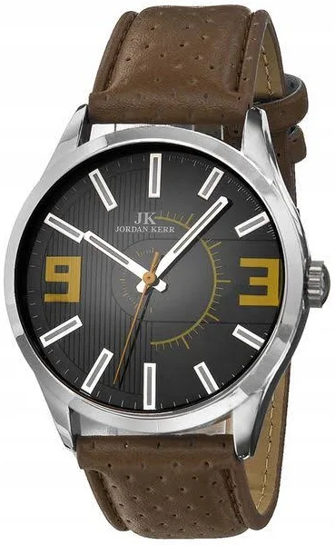 Męski Zegarek Jordan Kerr Skórzany Pasek