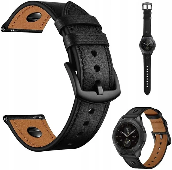 Uniwersalny Skórzany Pasek 20MM Do Zegarka Smartwatch 2 Teleskopy