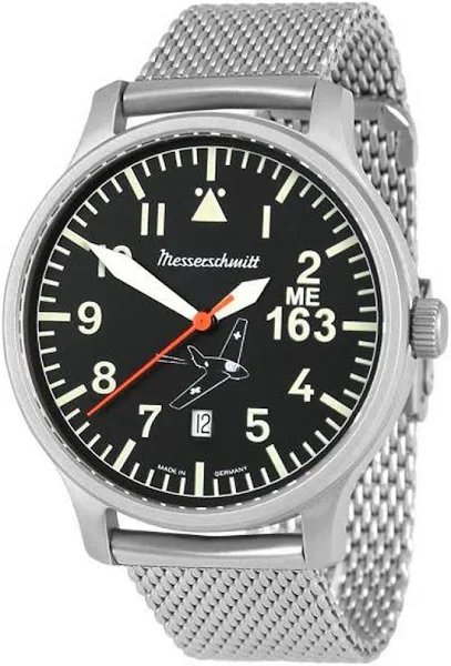 MESSERSCHMITT Męski zegarek lotniczy Automatyczny Limitowana edycja ME163KOMET-M