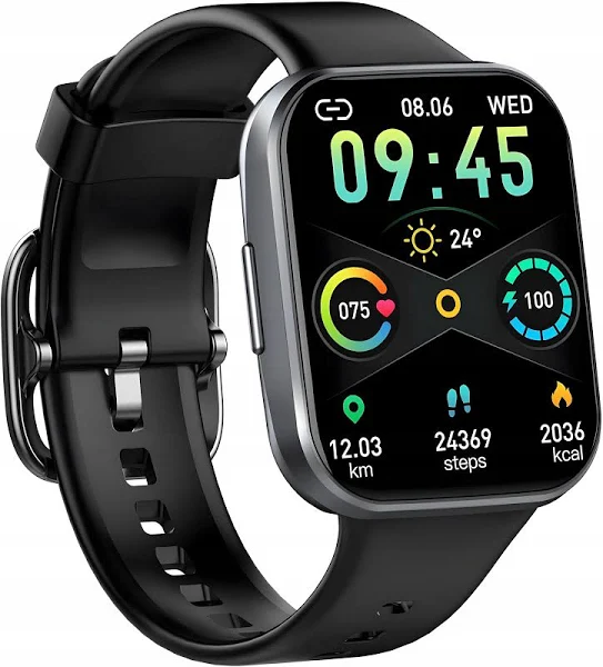 Smartwatch Zegarek Rozmowy Gps Wodoodporny Puls 1.69" LCD Smart Sport Watch