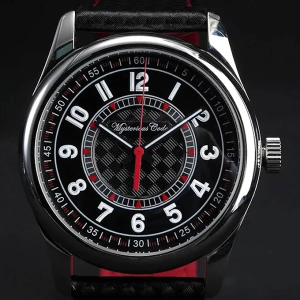 Tajemniczy kod męski automatyczny zegarek 40mm Pilot zegarek mechaniczny 100M wodoodporny świecący