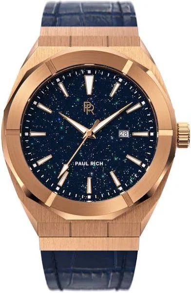 Zegarek męski Paul Rich Star Dust Rose Gold Leather 42